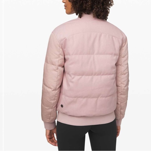 🟠SOLD🟠Roam Far Wool Reversible Bomber/Waterproof/Pink - Picture 3 of 13